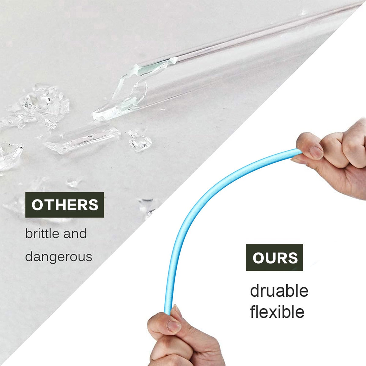Beonsky Stanley cup accessory straw compatible with popular tumblers.