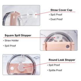 Beonsky green leak-proof plug blocks leaks and keeps beverages cooler.