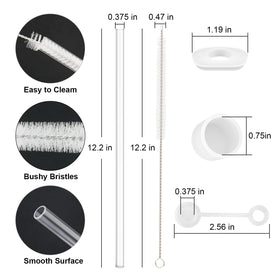 Beonsky cleaning brush for Stanley straw set simplifies maintenance.