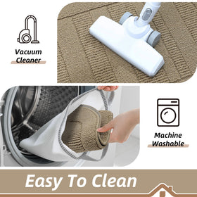 BEQHAUSE dirt-scraping texture helps remove grit before it spreads indoors.