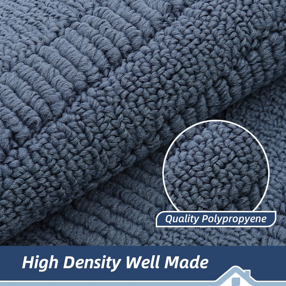 BEQHAUSE polypropylene fibers resist wear and keep color vibrant through daily use