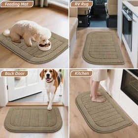BEQHAUSE versatile kitchen mat great for sink, counters, and entryways.
