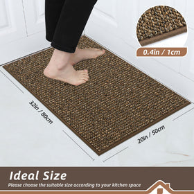 BEQHAUSE non-slip mat helps keep floors safe on slick surfaces.