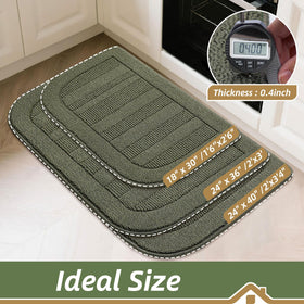BEQHAUSE stain-resistant fibers resist sauces and oils for easy cleanup.