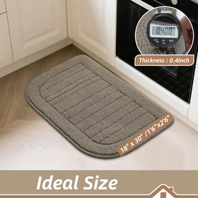 BEQHAUSE washable kitchen mat is easy to machine-clean.