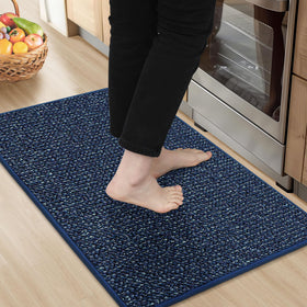 BEQHAUSE kitchen rug with strong absorption protects floors from spills.