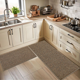 BEQHAUSE kitchen rug durable weave ensures long-lasting use
