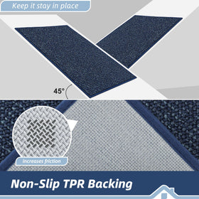 BEQHAUSE rug is machine washable for quick cleaning refresh.