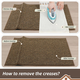 BEQHAUSE versatile rug for kitchen, hallway, or laundry spaces.