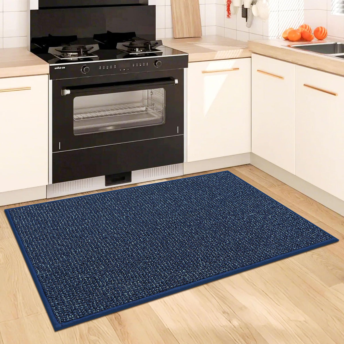 BEQHAUSE 20x32 rug fits kitchen and hallway spaces neatly.