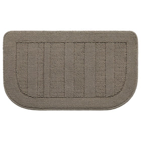 BEQHAUSE kitchen rug taupe with non-slip backing for safe, stylish floors.