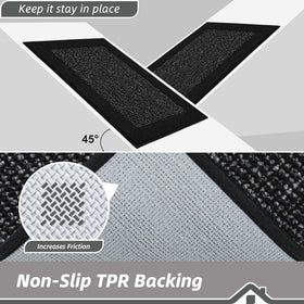 BEQHAUSE rug with dense yarns for durable, lasting use