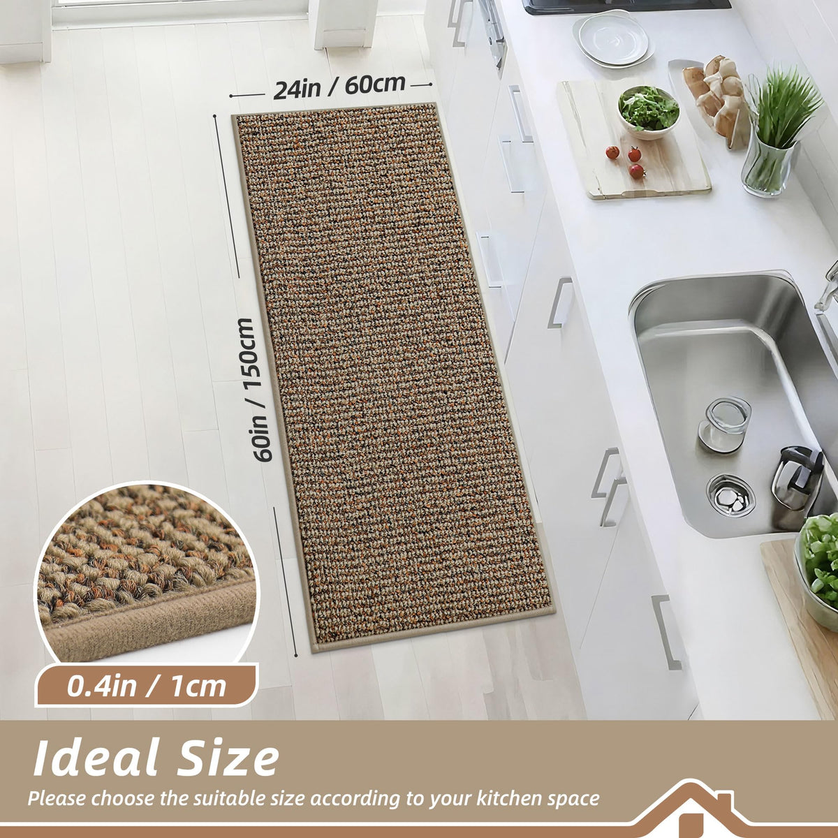BEQHAUSE absorber fiber catches oil and water for easier cleanup.