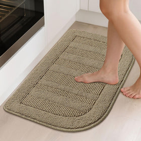BEQHAUSE non-slip kitchen mat showcasing durable, stain-resistant surface for everyday use.