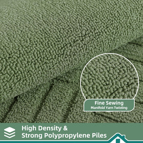 BEQHAUSE polypropylene fibers offer water absorption and stain resistance.