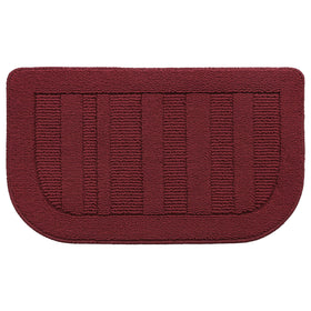 BEQHAUSE 30x18 semicircular red kitchen rug for non-slip safety and moisture absorption