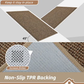 BEQHAUSE machine-washable rug makes cleaning quick and low-effort