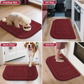 BEQHAUSE rug fits kitchen and entryways, adding warmth and protection