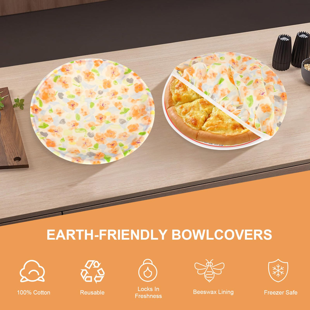 BERBAM sourdough bowl cover is reusable and easy to clean after use