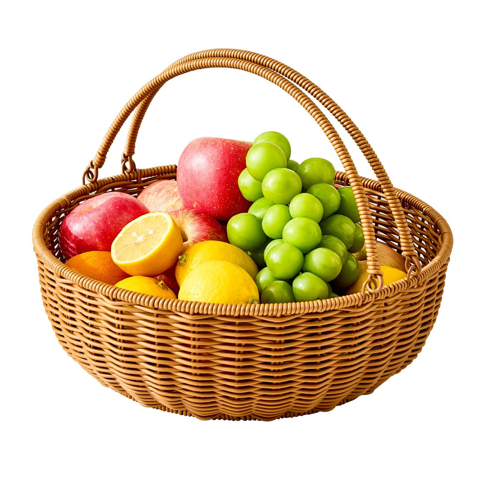 Berdeng fruit bowl on kitchen counter for organized fruit display and easy access