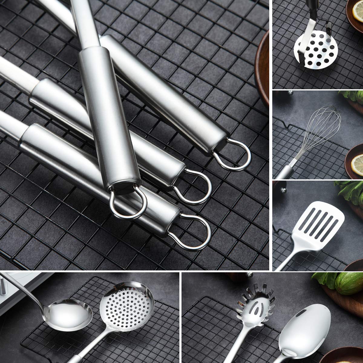 Berglander 8-piece pasta server for steady pasta serving