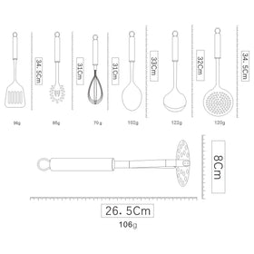 Berglander 8-piece skimmer for quick drainage during frying