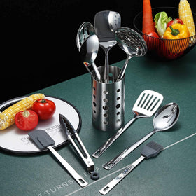 Berglander dishwasher-safe utensils simplify cleanup after weeknight dinners.