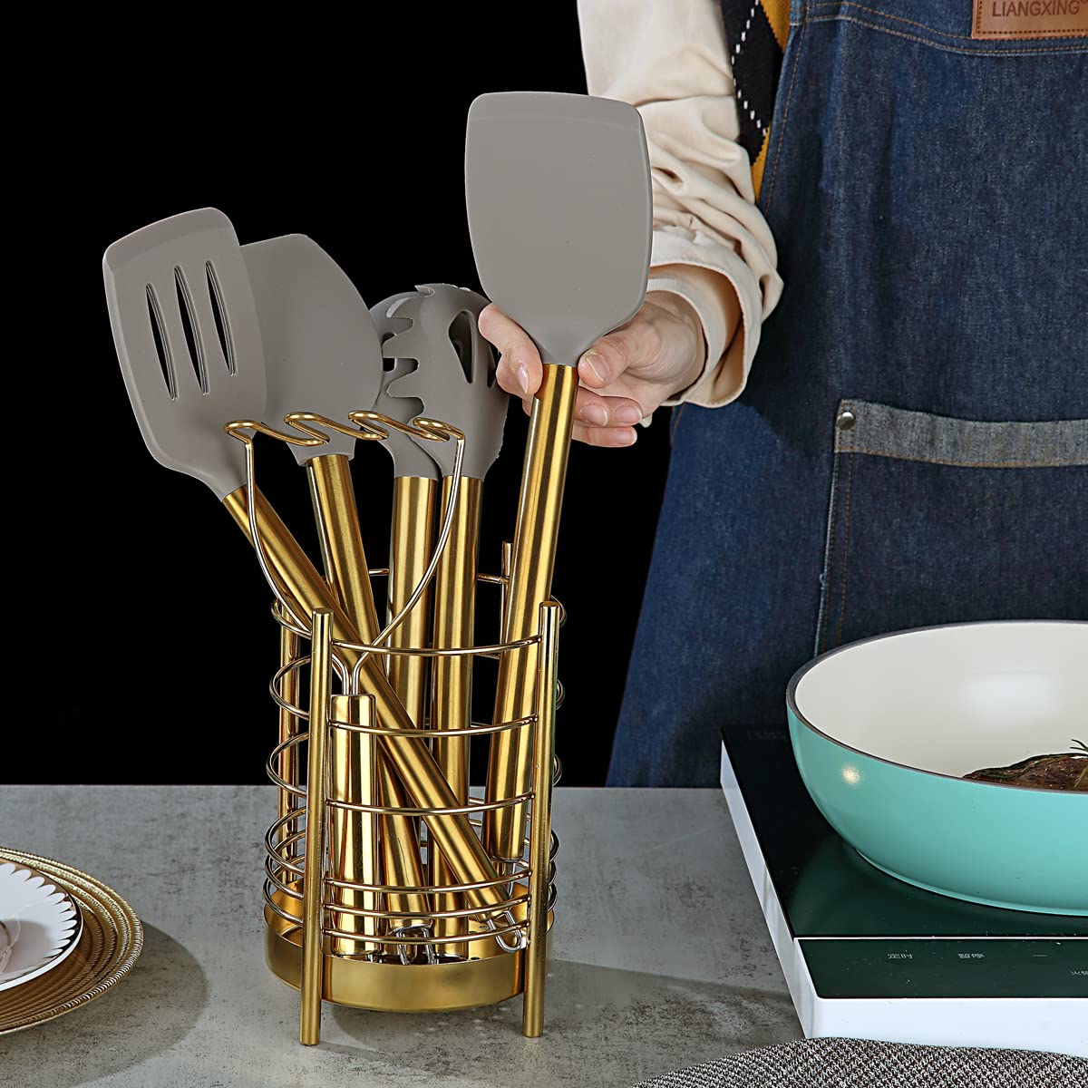 Berglander Gold Measuring Spoons mix precise seasoning.