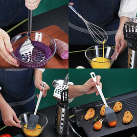 Berglander multi-purpose tools help with sizzling, stirring, and serving tasks.