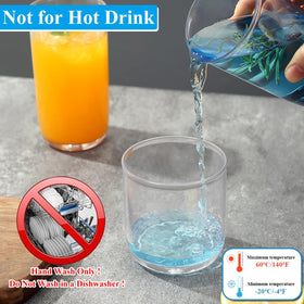 Berglander clear PET glasses show durable, unbreakable performance