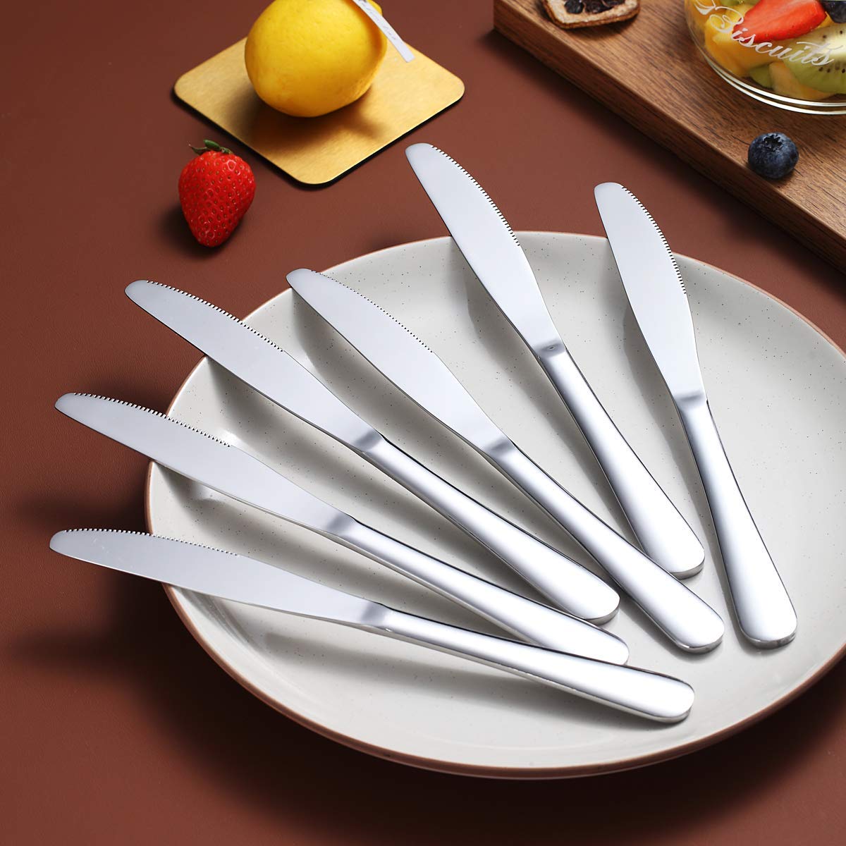 Berglander stainless steel dinner knife showcasing durability and rust resistance
