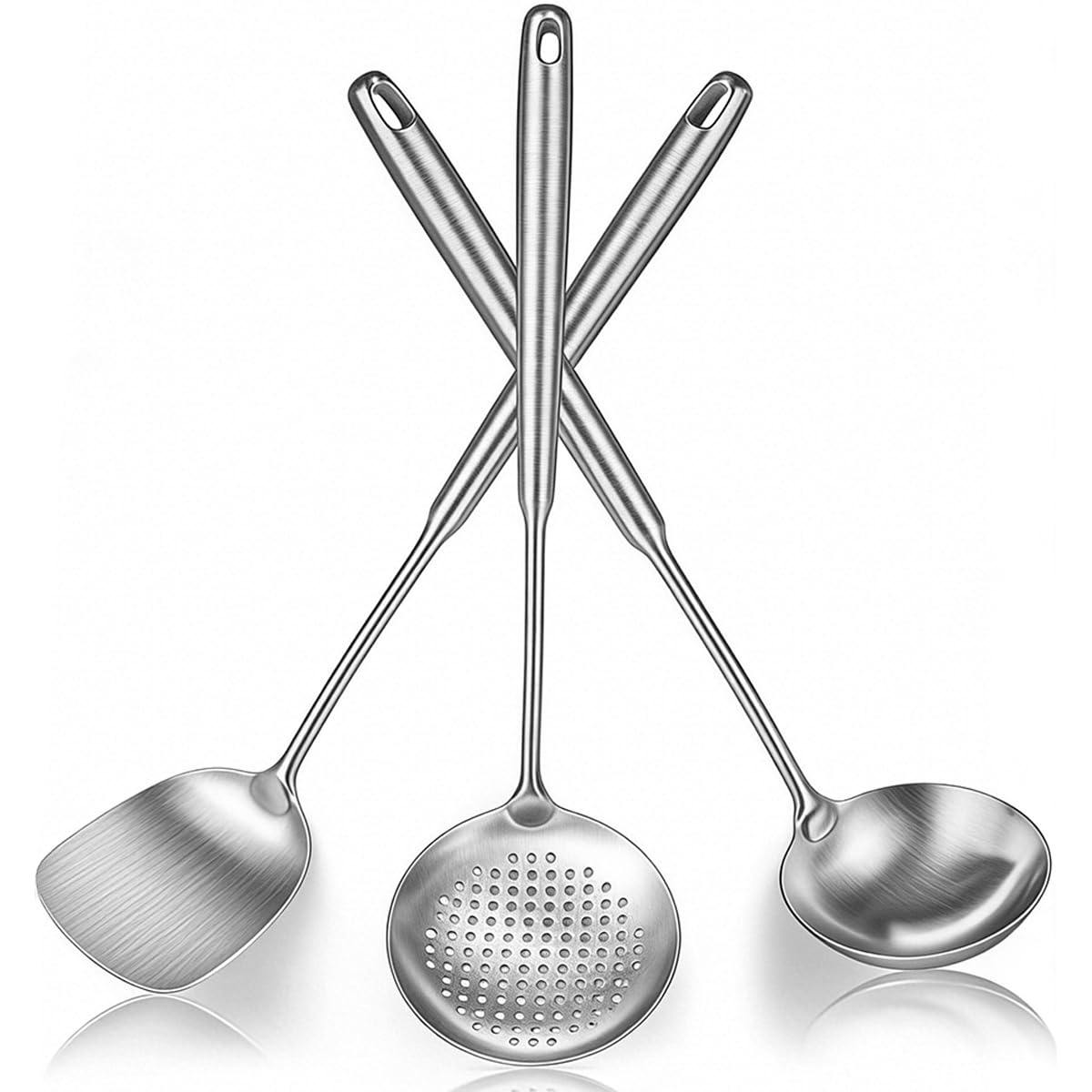 Berglander wok spatula set spatula for sturdy flipping in high-heat cooking