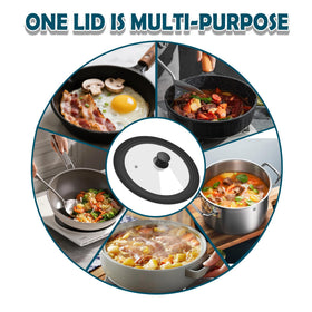 BERHT universal lid dishwasher-safe design for quick cleanup