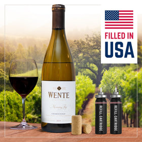 USA-filled Berkland Cork Pops refill with food-grade CO2 safety and consistency