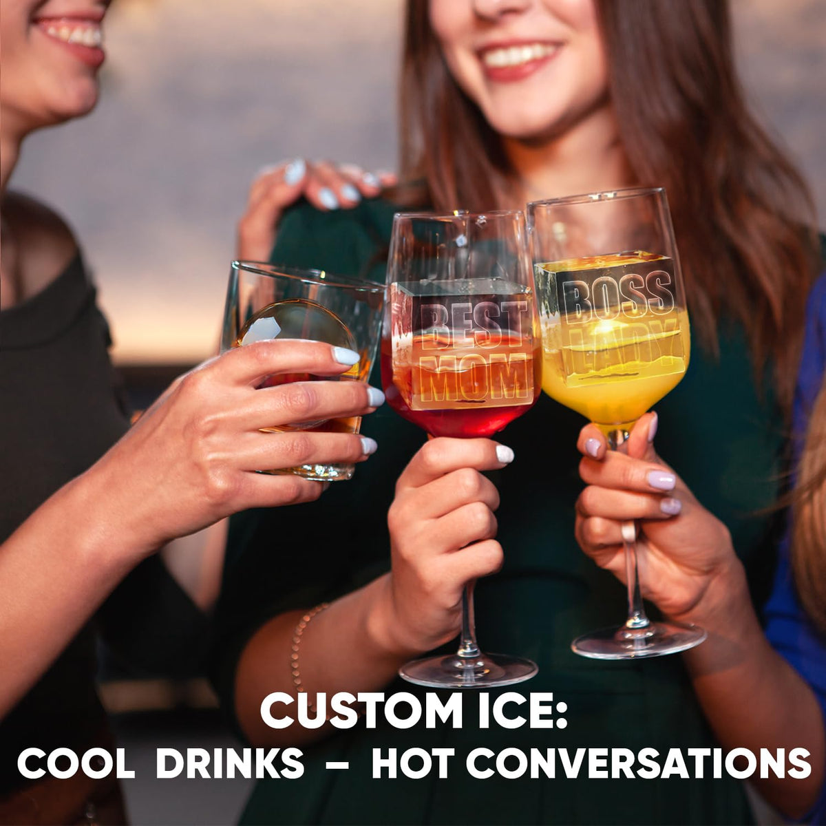 BERLINZO BPA-free silicone ice mold ensures safe ice release