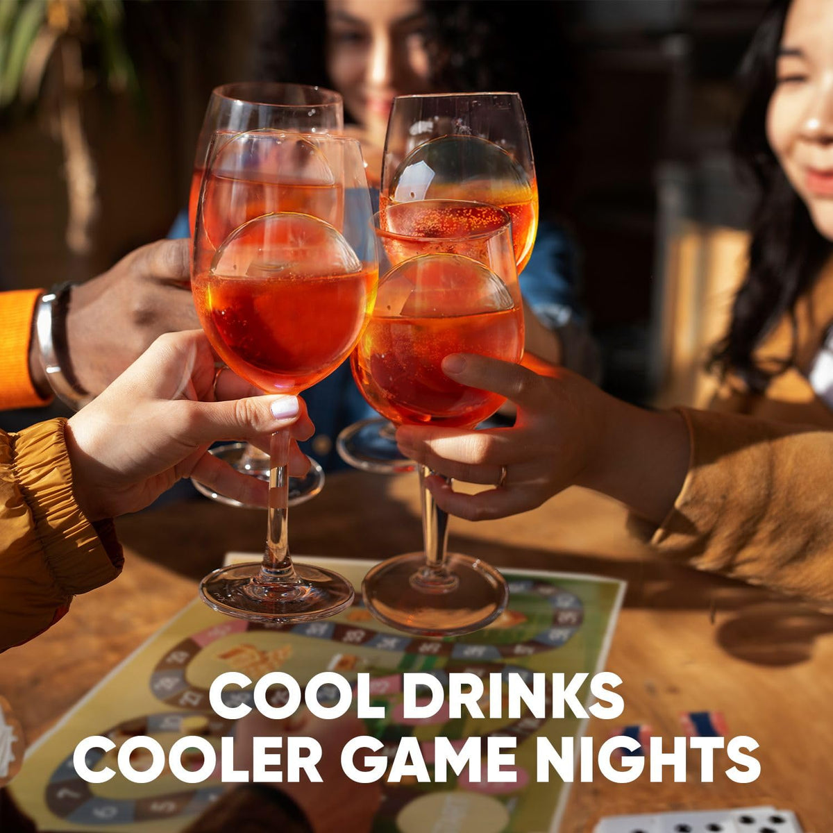 Berlinzo ice spheres enhance Old Fashioned presentation.