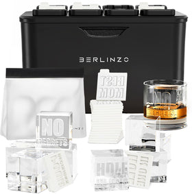 Berlinzo conversation ice prints in a glass boost party chatter.