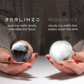 Berlinzo silicone mold with easy release for flawless cocktail spheres.