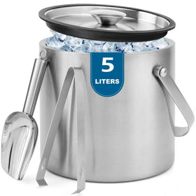Berverra 5L insulated ice bucket showing generous party capacity.