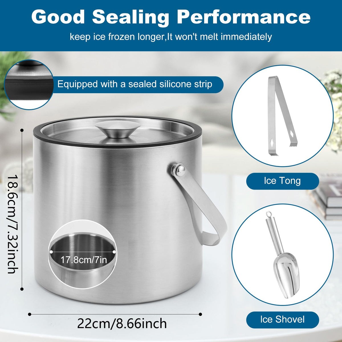 Berverra inner 304 stainless and outer 201 stainless for durability.