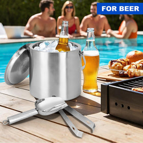 Berverra insulated gasket lid reduces ice melt during parties