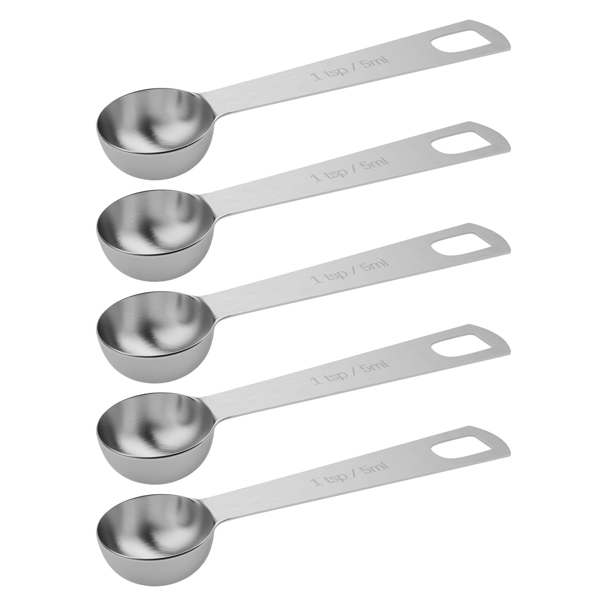 BERYLER 1tsp spoon with scale on handle for precise measurements.