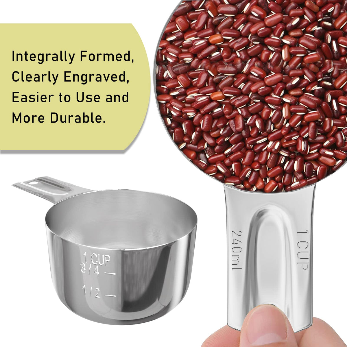 BERYLER embossed half and three-quarter cup marks aid precise portioning.