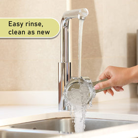 BERYLER handy hanging hole helps save kitchen space.