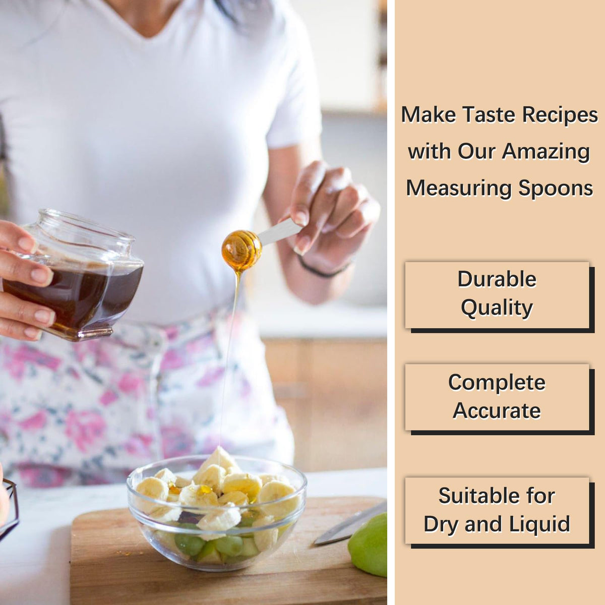 beryler long handle helps reach deep or shallow jars.
