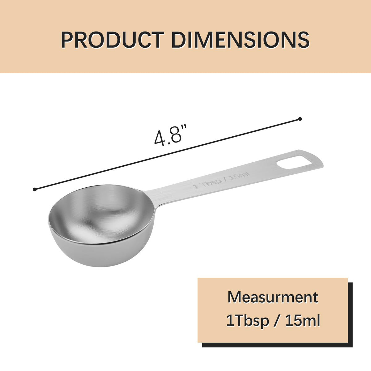 beryler round bowl design prevents spills when scooping spices.