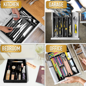 Besilord bamboo drawer insert enhances space efficiency and order