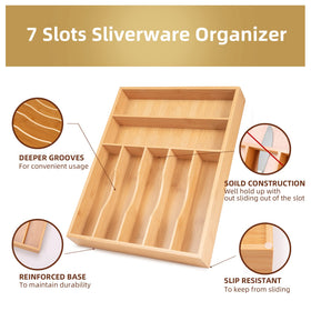 Besilord cutlery tray with curved access for easy retrieval.