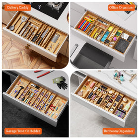 Besilord 21 to 37 inch drawer compatibility improves organization.