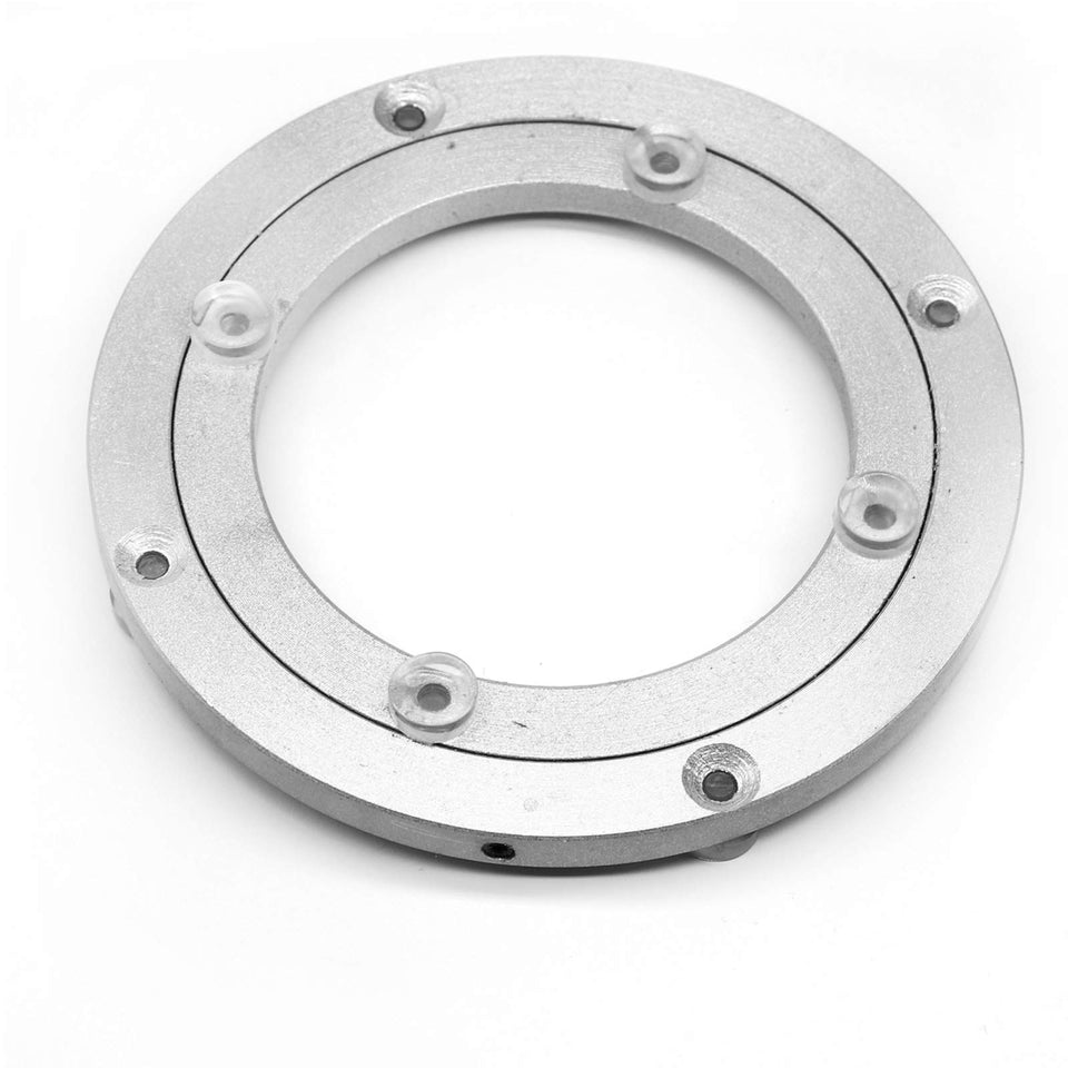 Besimple aluminium turntable bearing 140mm with smooth rotation for dining.